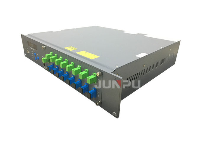 WDM 1550 8 de Junpu Pon Edfa mettent en communication le combinateur 17dbm chaque équipement optique de fibre de port 2