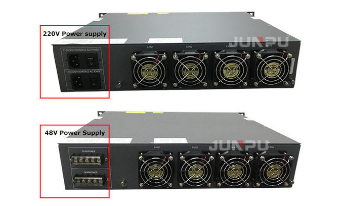 Port 1550 de l'amplificateur 16 de WDM Edfa Catv de la puissance élevée FTTH 17db pour le réseau de Triple Play 4