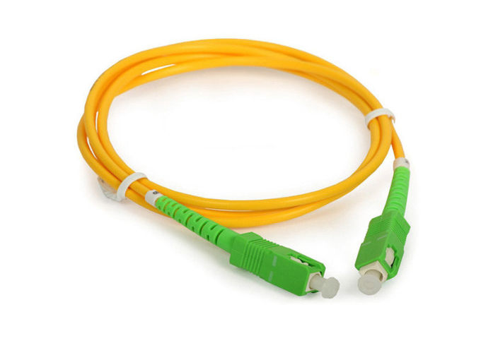 Corde de correction optique unimodale de fibre, Sc optique LC G657a2 de corde de correction 2 mètres 2
