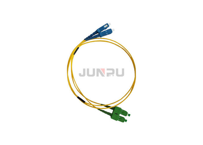 Câble optique de correction de fibre de FC-APC, corde de correction de fibre de FC-PC, jaune et LSZH 3