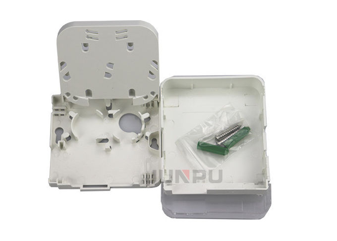 Boîte blanche d'arrêt de câble optique de fibre de couleur, boîte de câble optique de fibre de PC+ABS 0